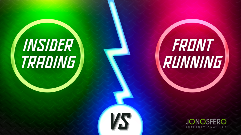 Insider Trading vs. Front Running: Same Difference?
